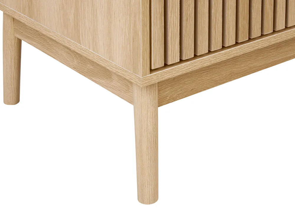 3 Drawer Chest Light Brown of Solid Workmanship Elephant