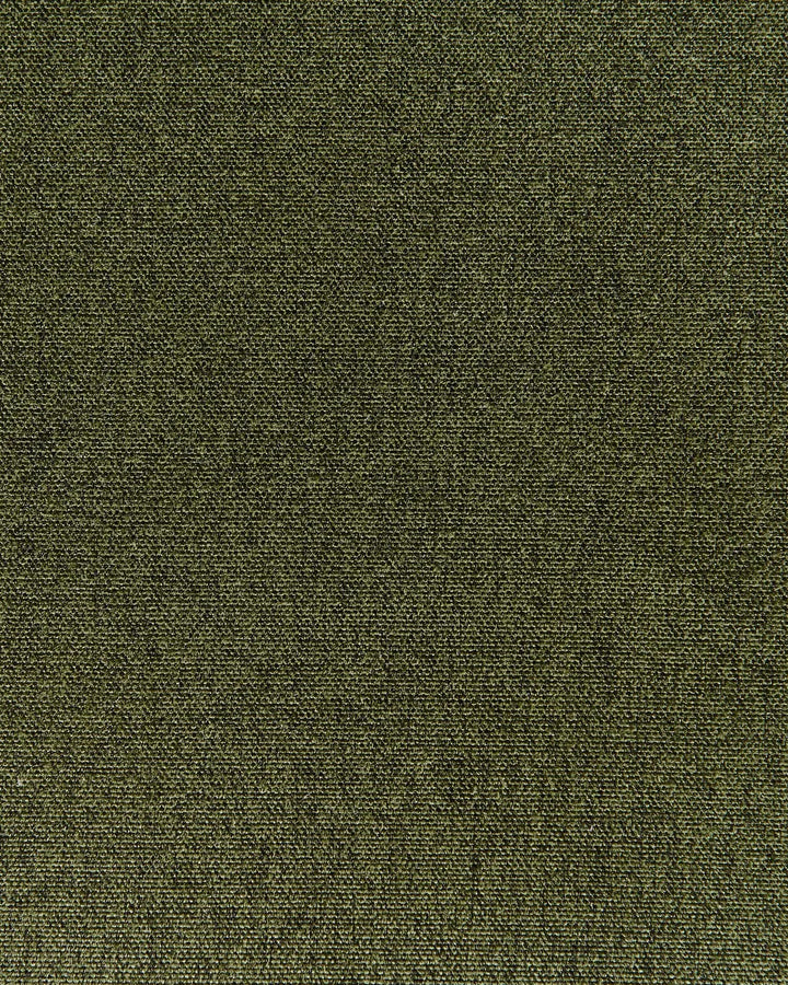 Set of 2 Dining Chairs Swivel Fabric Dark Green Van