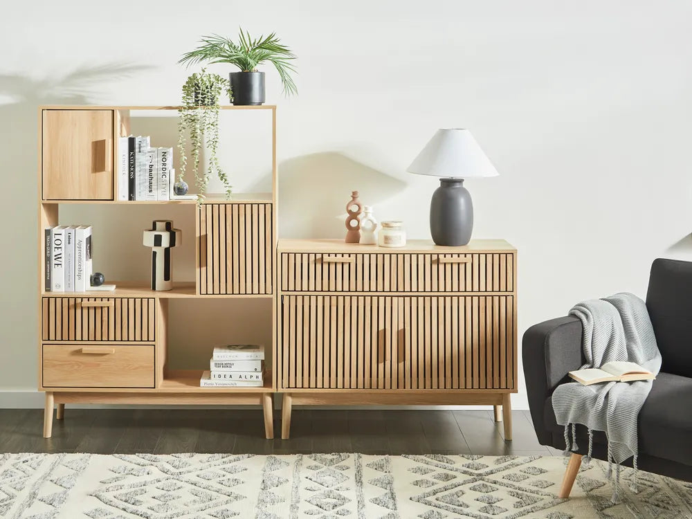 2 Door Sideboard Light Brown Drake