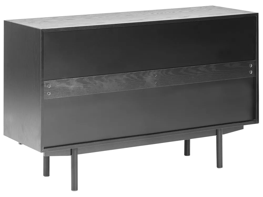 6 Drawer Chest Black Robust Frame Elaris