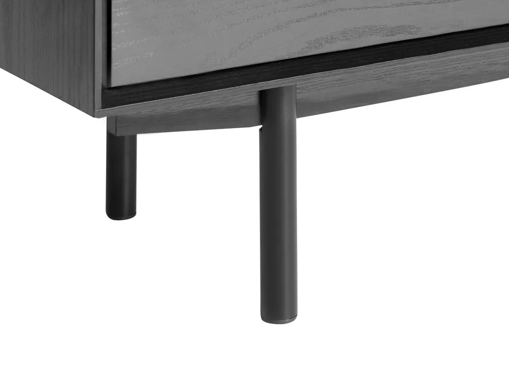 6 Drawer Chest Black Robust Frame Elaris