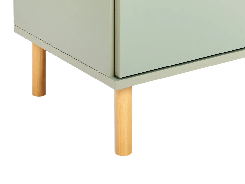 6 Drawer Chest Green Functional and Capacious Cavaro