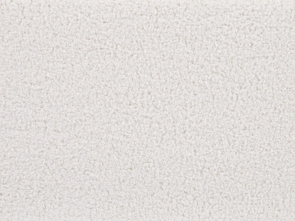 Ottoman Bed Boucle 180 x 200 cm (EU Super King) Off-White Strandy
