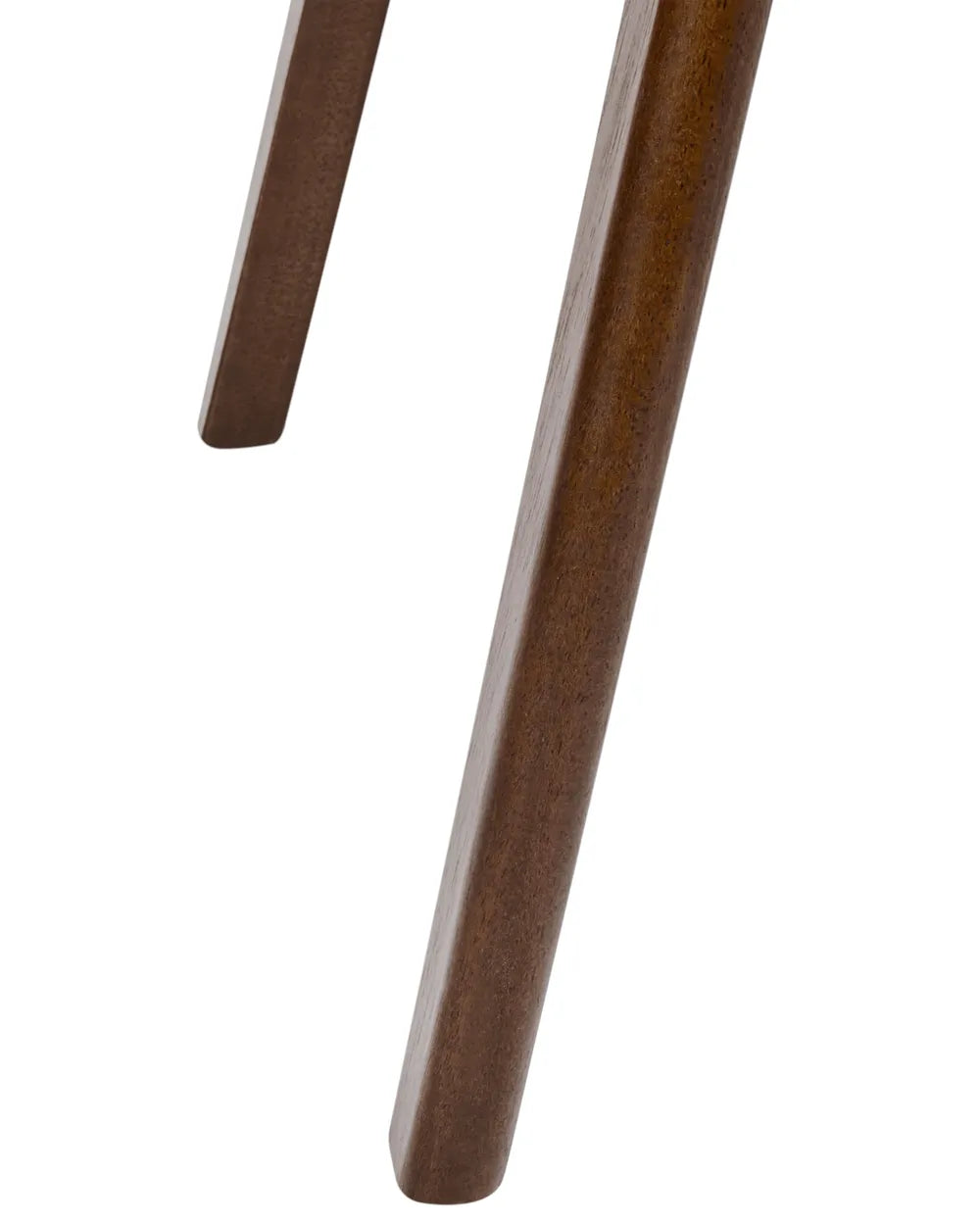 Set of 2 Dining Chairs Boucle Dark Brown/ Taupe Cara