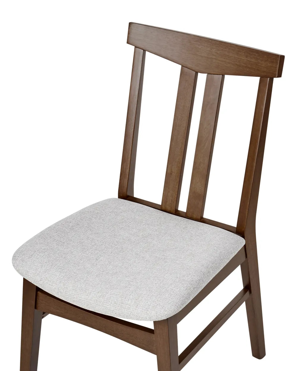 Set of 2 Dining Chairs Wood Light Grey Pam