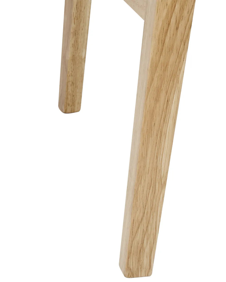 Set of 2 Dining Chairs Wood Light Beige Pam