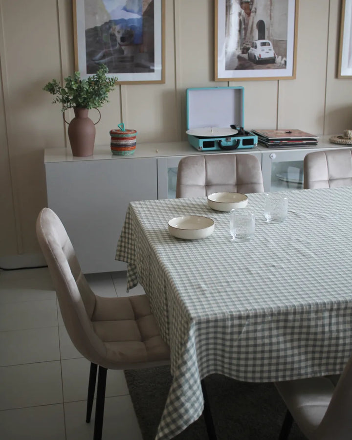 Set of 4 Dining Chairs Velvet Beige Owen