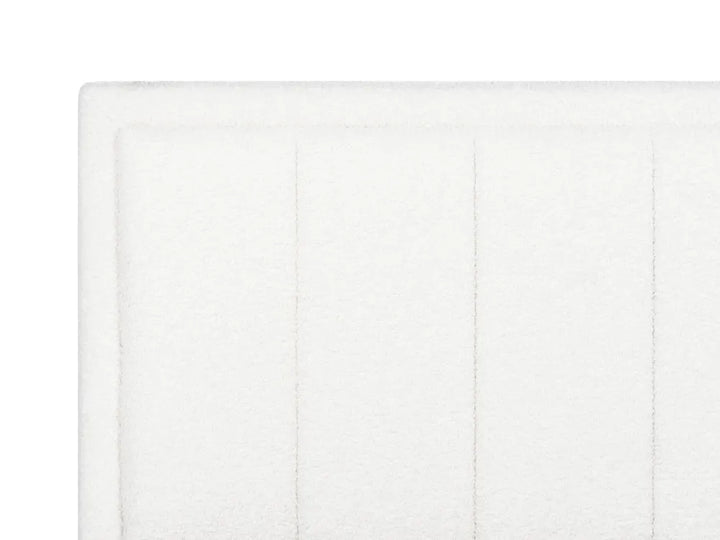 Ottoman Bed Boucle 160 x 200 cm (EU King Size) White Syll