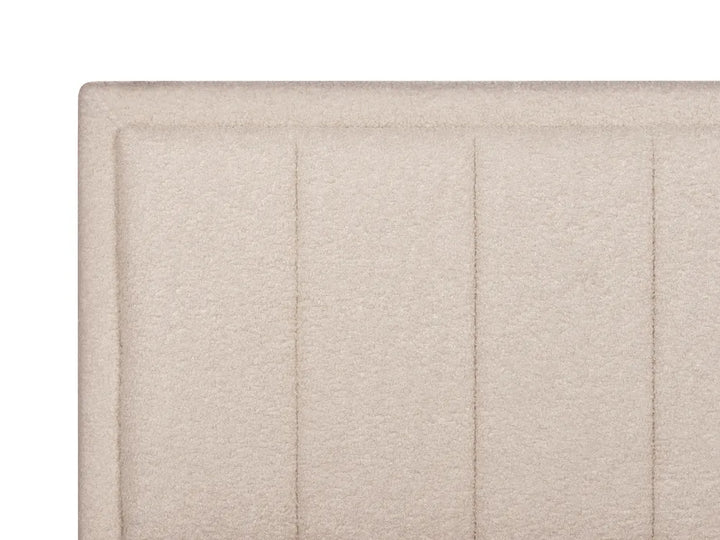 Ottoman Bed Boucle 140 x 200 cm (EU Double) Beige Syll
