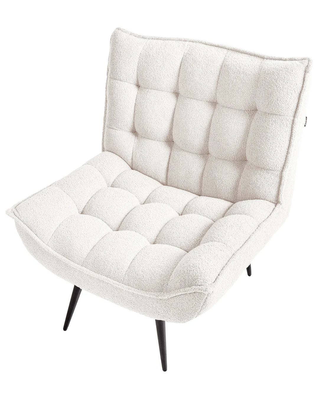 Armchair Boucle White Sharece