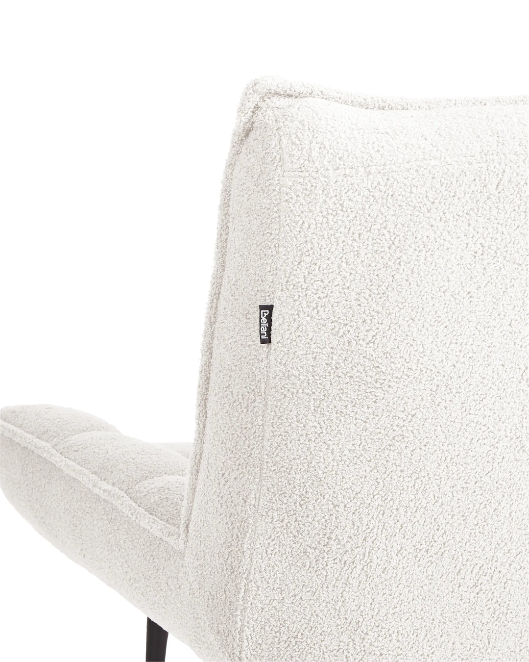 Armchair Boucle White Sharece