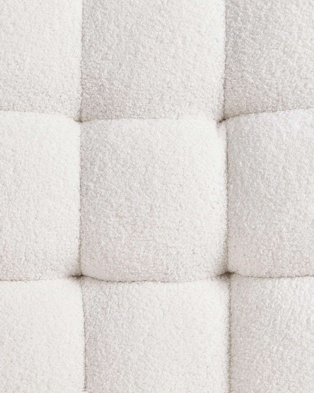 Armchair Boucle White Sharece