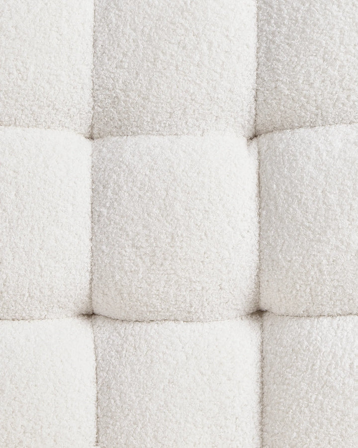 Armchair Boucle White Sharece