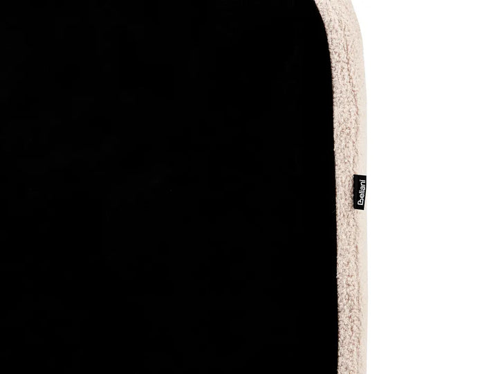 Ottoman Bed Boucle 160 x 200 cm (EU King Size) Light Beige Lorelai