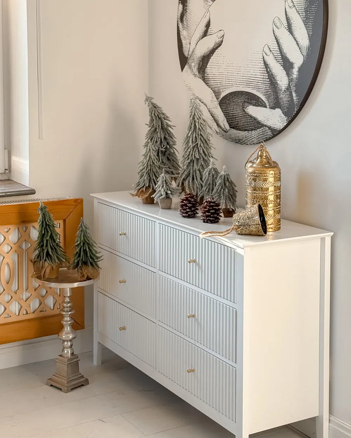 6 Drawer Chest White Bravura | Elegant Design