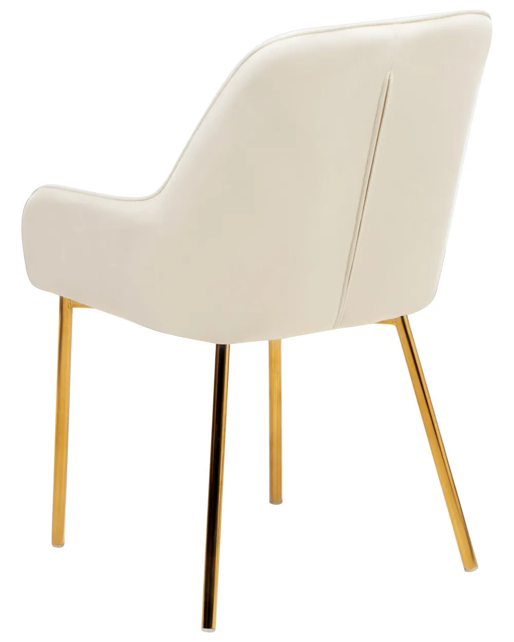 Set of 2 Dining Chairs Velvet Off-White Ophelia