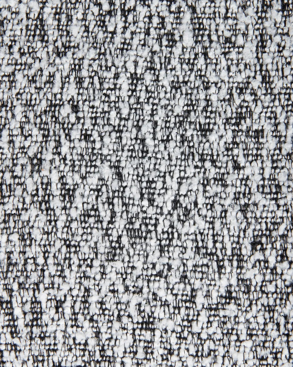 Dining Chair Swivel Boucle Black/ White Susie
