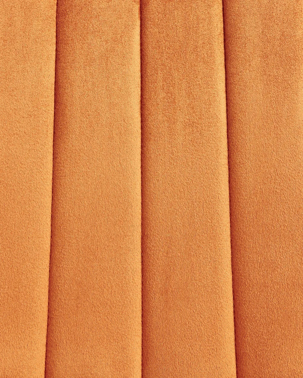 Set of 4 Dining Chairs Velvet Orange Brelle