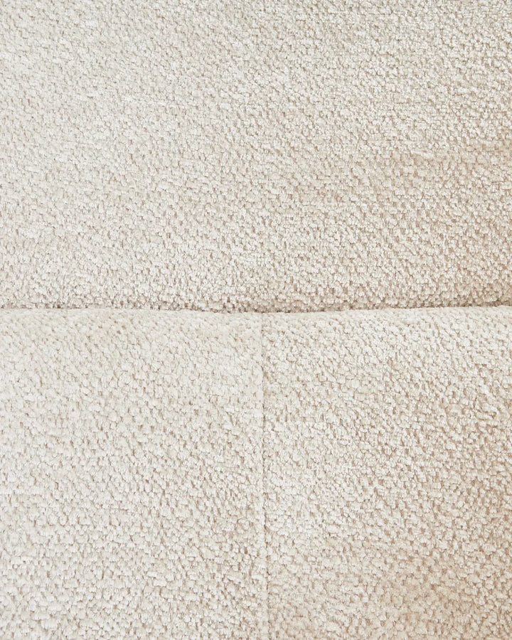 Set of 2 Dining Chairs Chenille Light Beige Avery