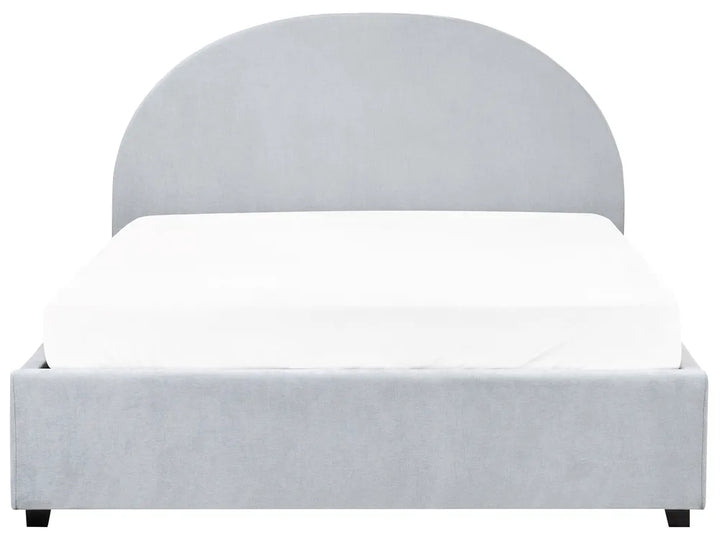 Ottoman Bed Chenille 140 x 200 cm (EU Double) Light Blue Strandy