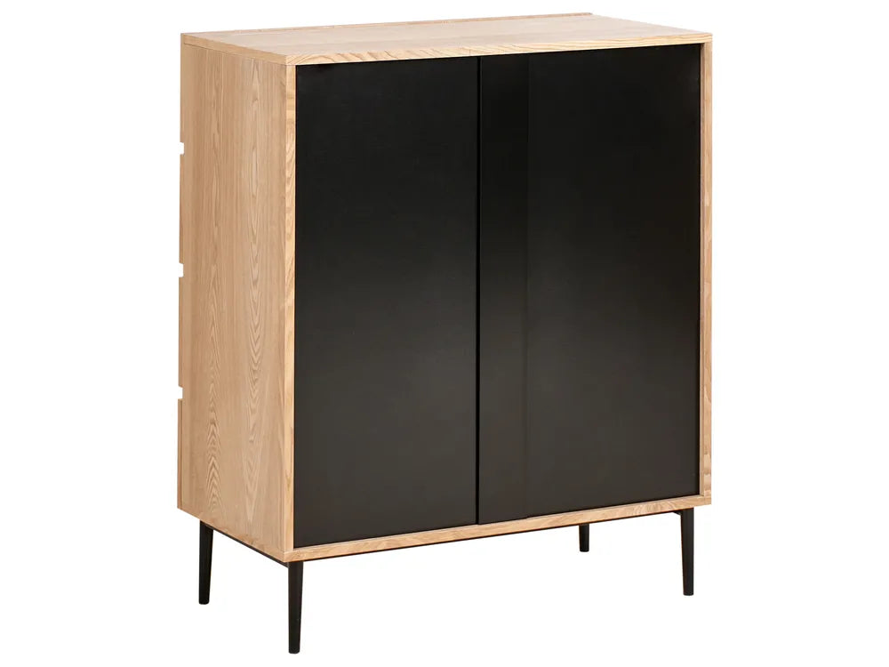 4 Drawer Chest Natural Ash Wood Durable Material Travero