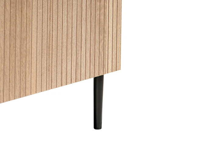 4 Drawer Chest Natural Ash Wood Durable Material Travero