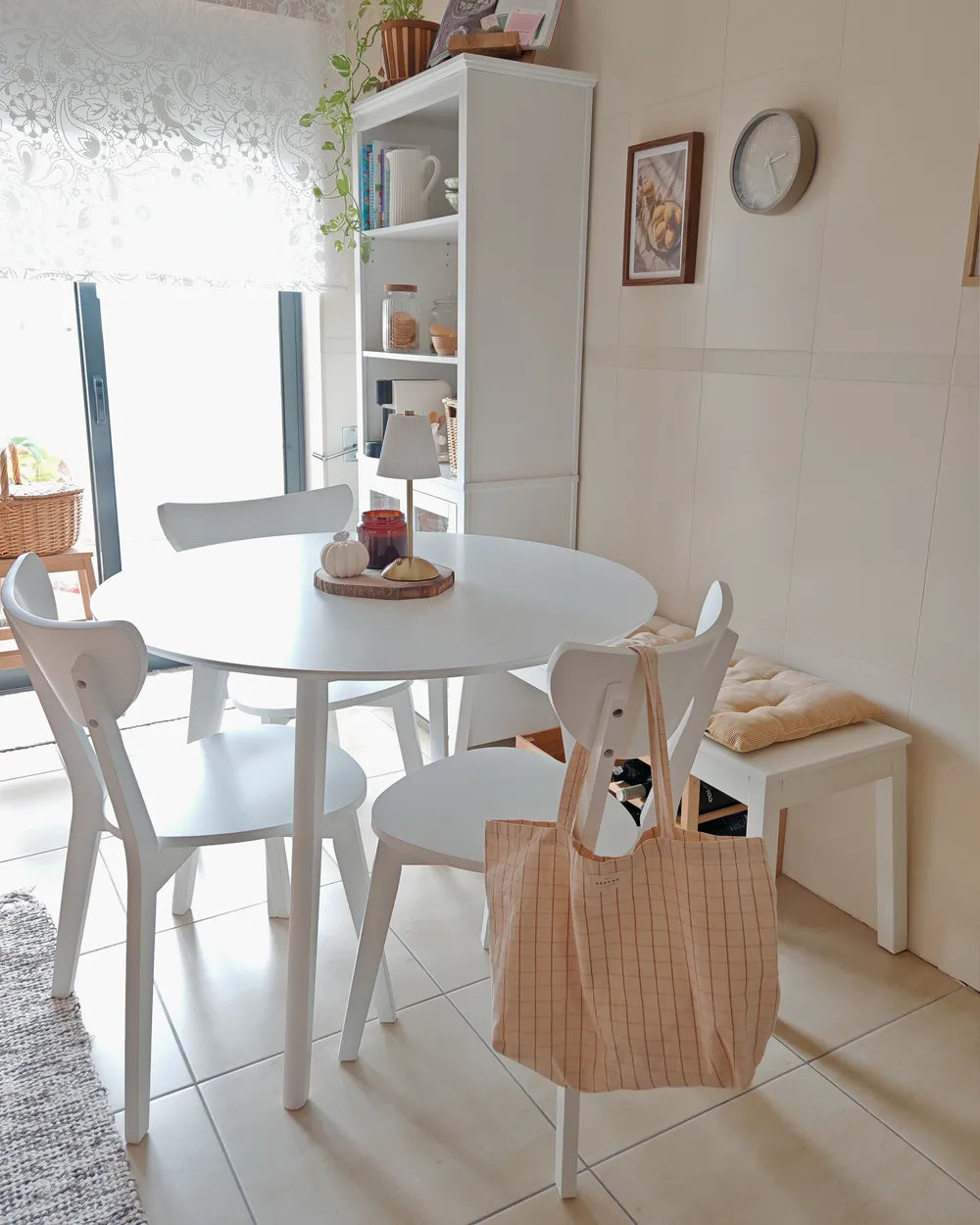 Set of 2 Dining Chairs White Vye