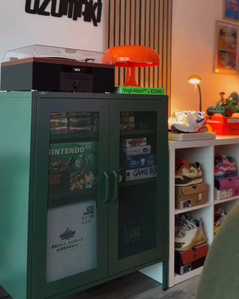 Cabinet Metal Green Justine