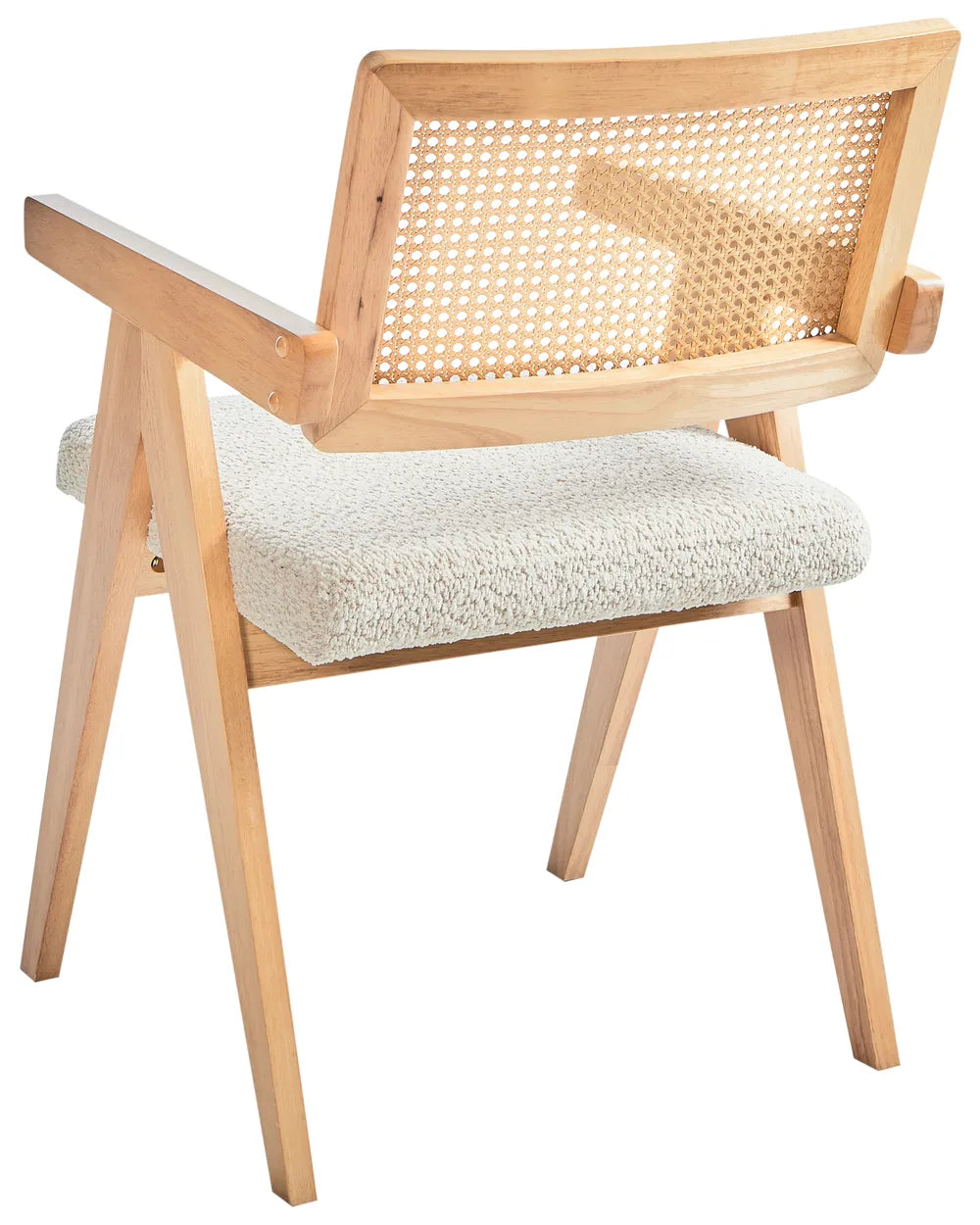 Set of 2 Dining Chairs Wood Light Brown/ Beige Bernie