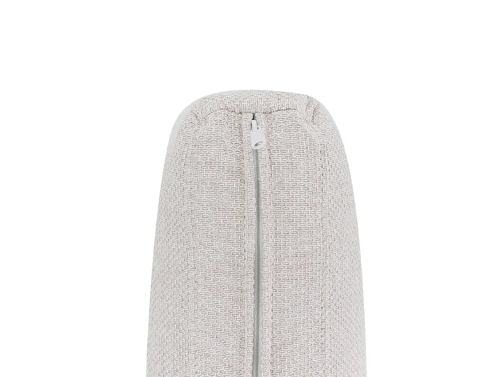 Right-Hand Chaise Lounge Fabric Light Beige Lorwell
