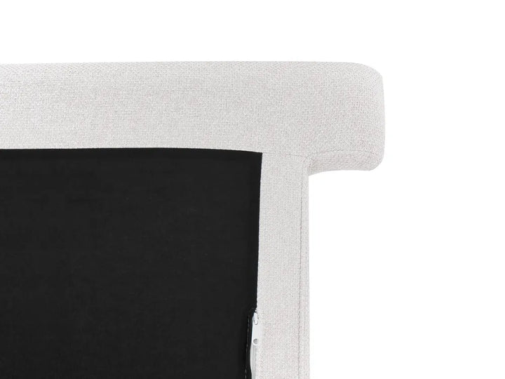 Right-Hand Chaise Lounge Fabric Light Beige Lorwell