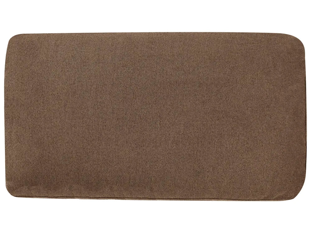 Right-Hand Chaise Lounge Fabric Brown Lorwell