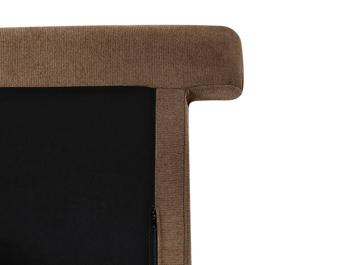 Right-Hand Chaise Lounge Fabric Brown Lorwell