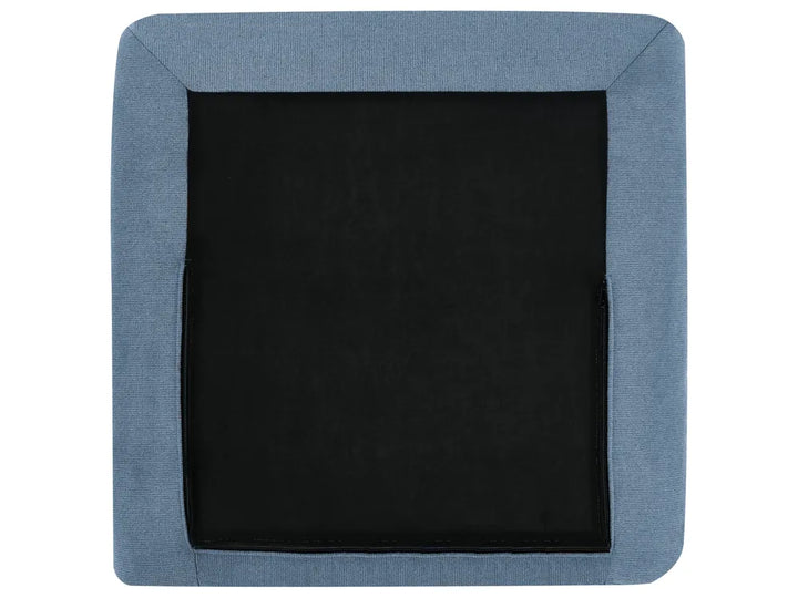 Right-Hand Chaise Lounge Fabric Blue Lorwell