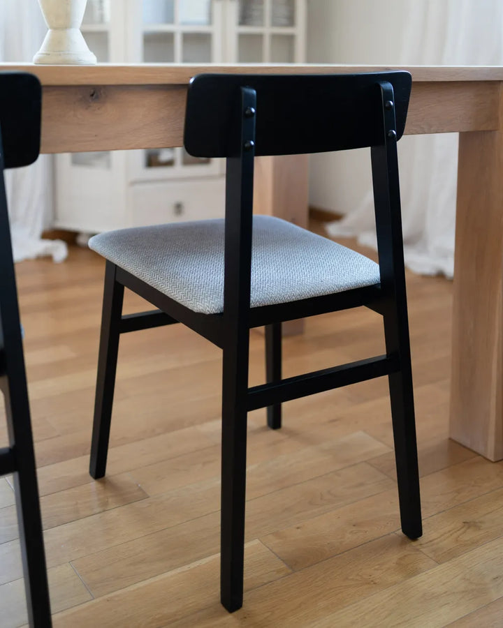 Set of 2 Dining Chairs Wood Light Grey Niana