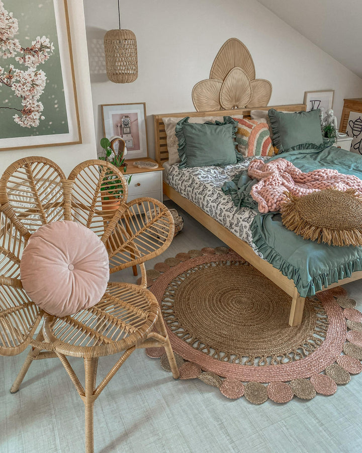 Bed Pine Wood 160 x 200 cm (EU King Size) Light Brown Keith