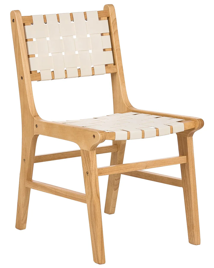 Set of 2 Dining Chairs Wood Light Brown Drake