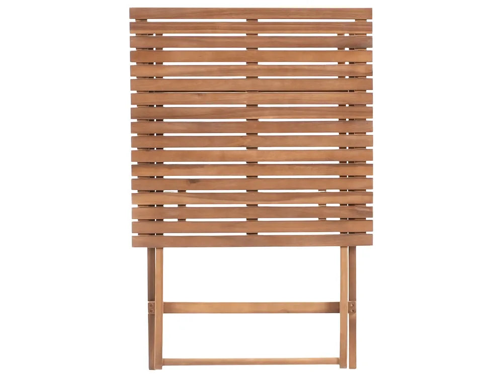 Bistro Set Folding Certified Acacia Wood Brown Bove