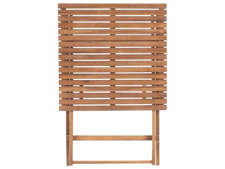 Bistro Set Folding Certified Acacia Wood Brown Bove
