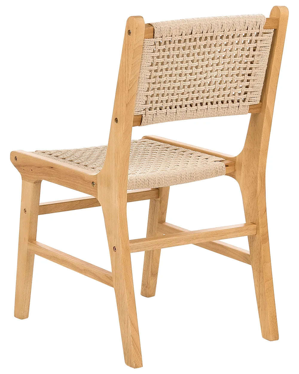 Set of 2 Dining Chairs Wood Light Brown/ Beige Harry