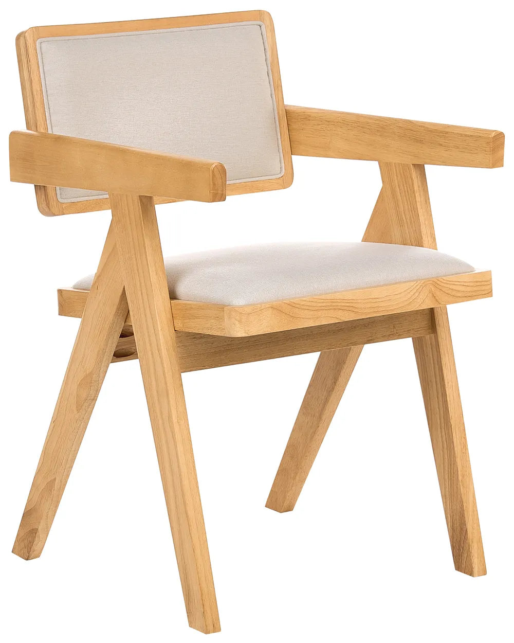 Set of 2 Dining Chairs Wood Light Brown Theo