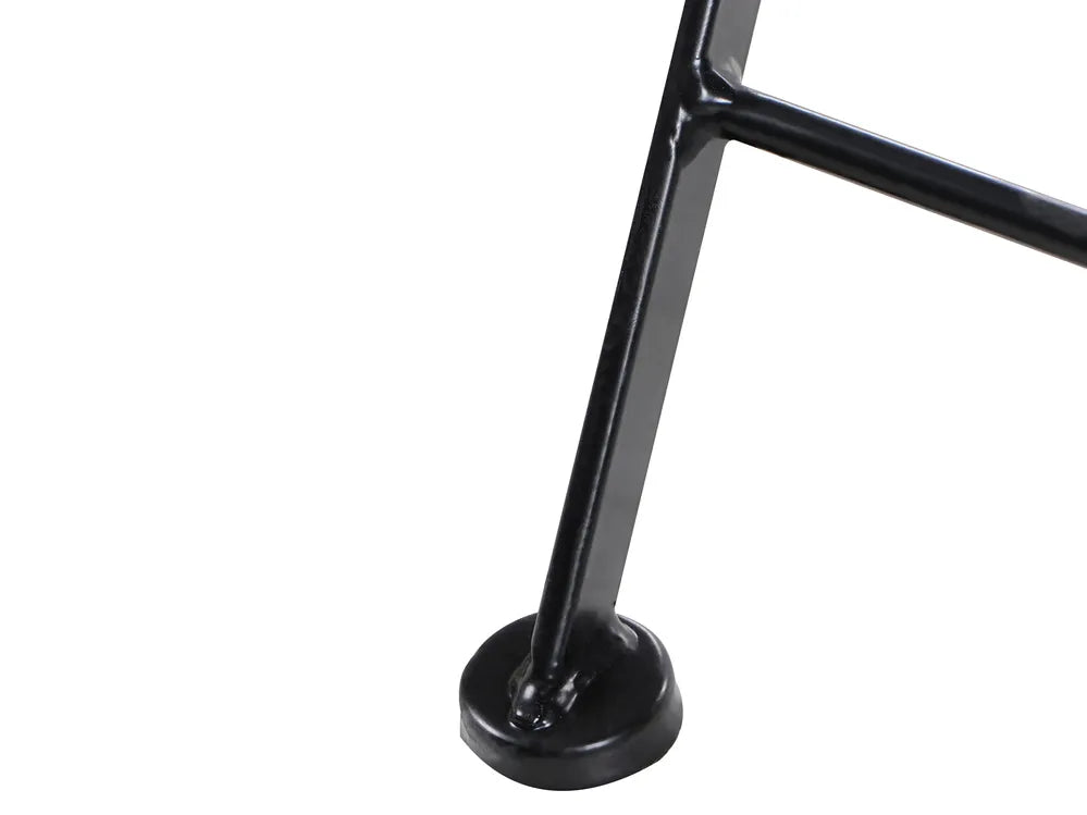 Bistro Set Folding Metal Black Jere