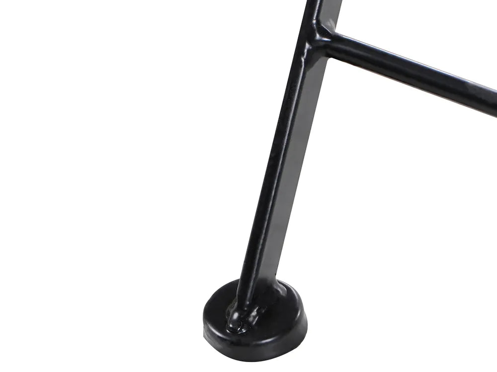 Bistro Set Folding Metal Black Pave