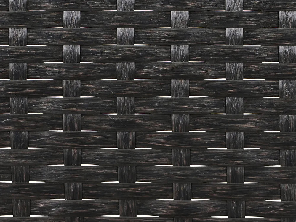 Bistro Set Acacia Wood Brown / Black Asana