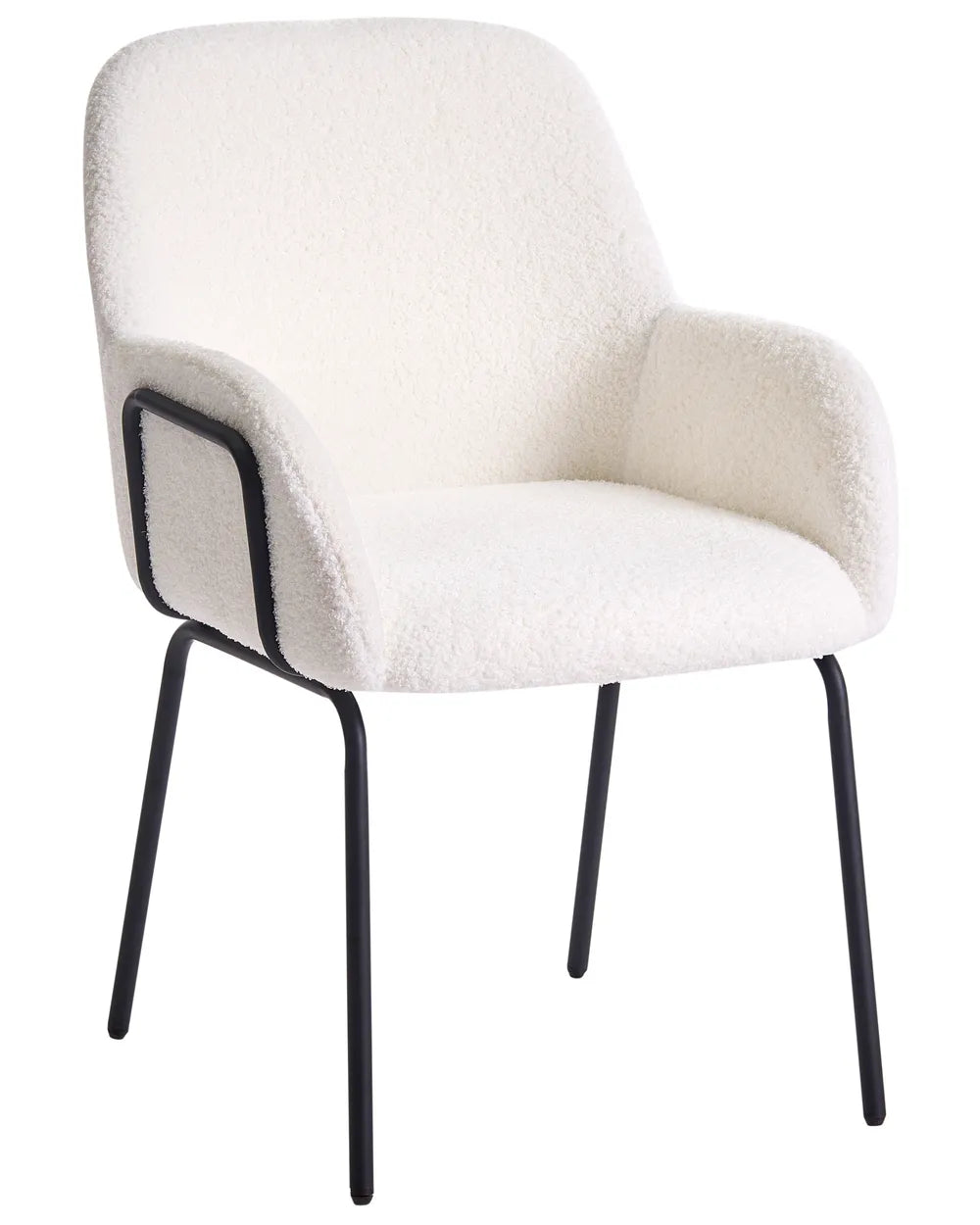 Dining Chair Boucle Off-White Erin