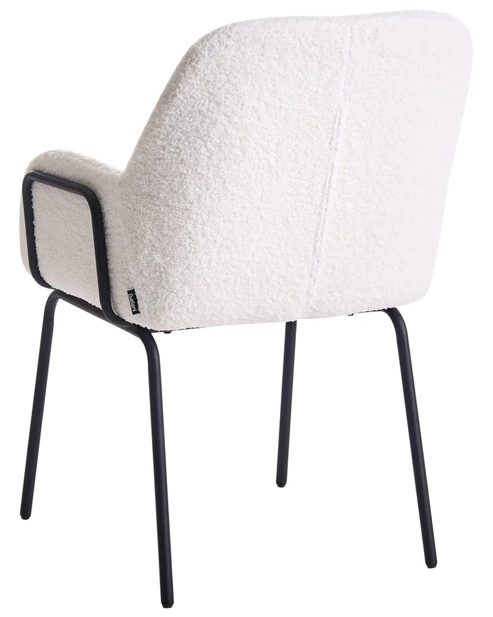 Dining Chair Boucle Off-White Erin
