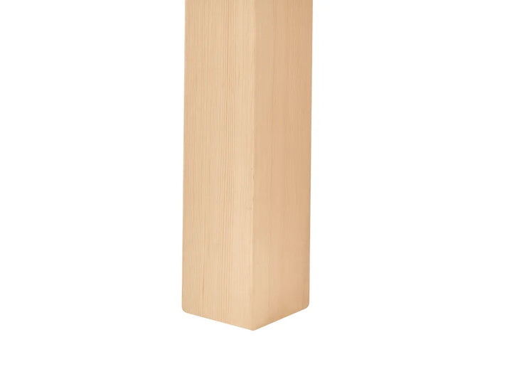 Mid Sleeper Bed Pine Wood Havasxon 90 x 200 cm (EU Single) with Slide Light Brown