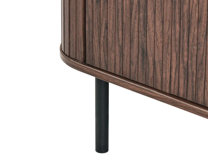 Solvion 6 Drawer Chest Dark Brown | Retro Style