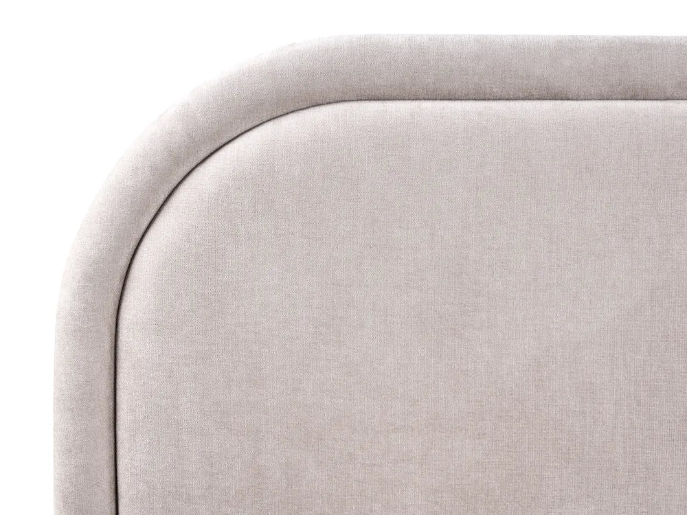 Ottoman Bed Chenille 140 x 200 cm (EU Double) Taupe Julie
