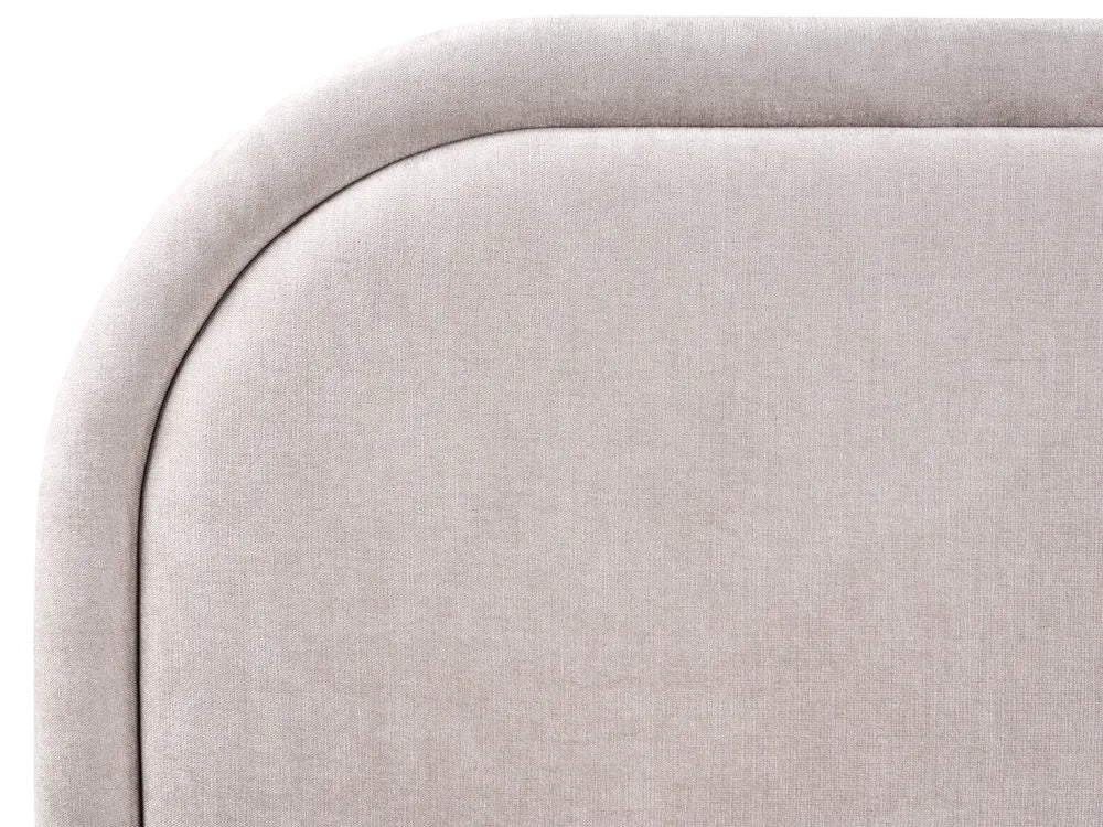 Ottoman Bed Chenille 180 x 200 cm (EU Super King) Taupe Julie